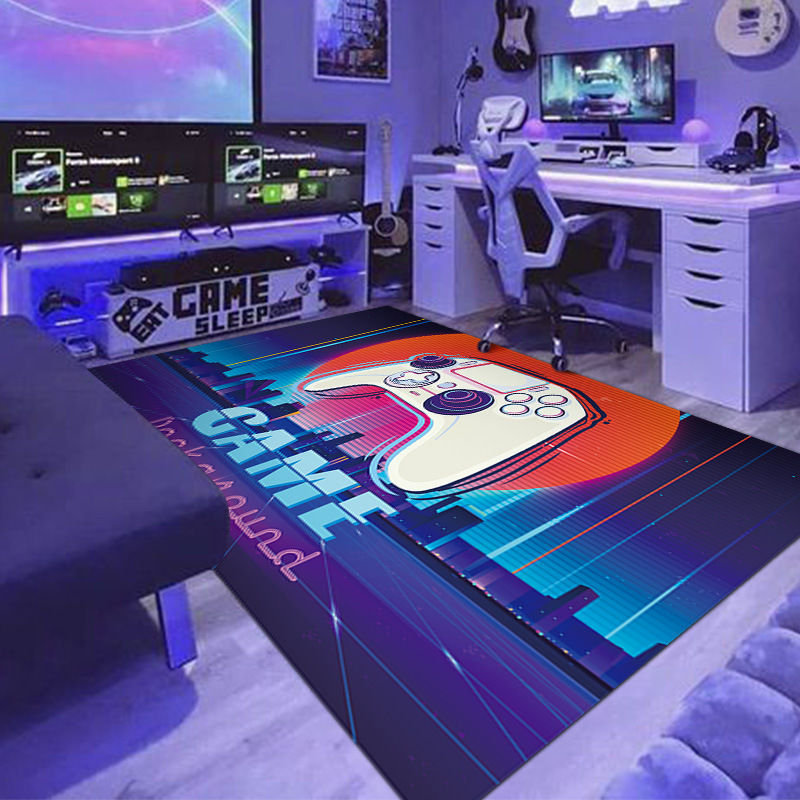 Funny Gamepad Area Rug I Pause - Outdoor Hunting Videos review and price
