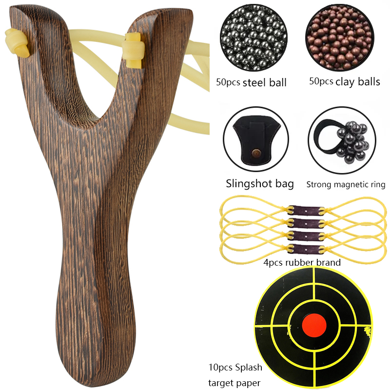 Traditional Wooden Slingsshots - Outdoor Hunting Products review and price