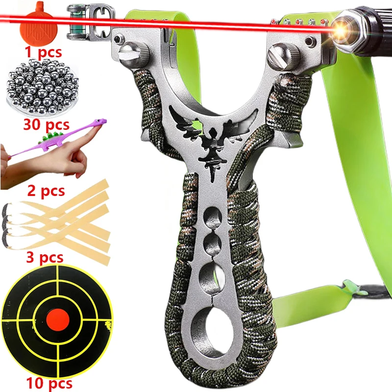 Laser Stainless Steel Slingsho - Outdoor Hunting Products review and price
