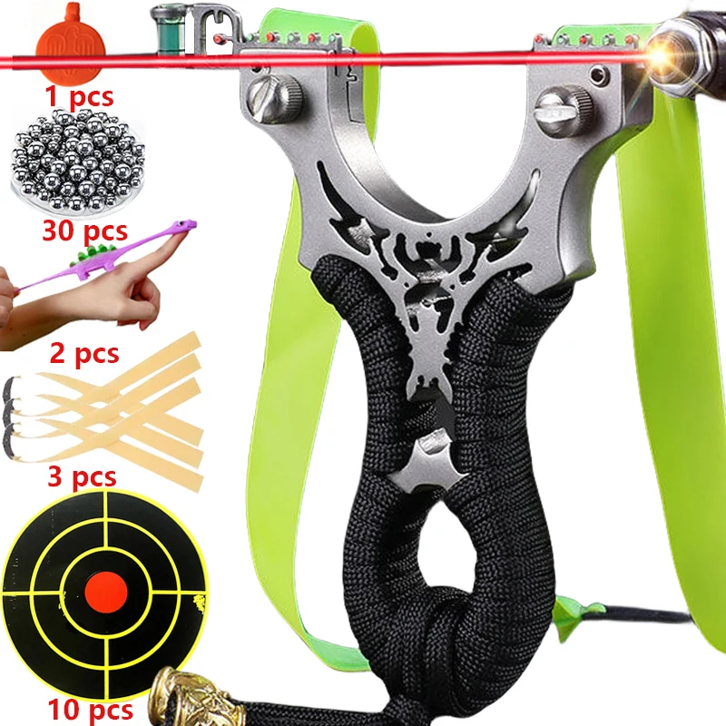 Laser Stainless Steel Slingsho - Outdoor Hunting Products review and price