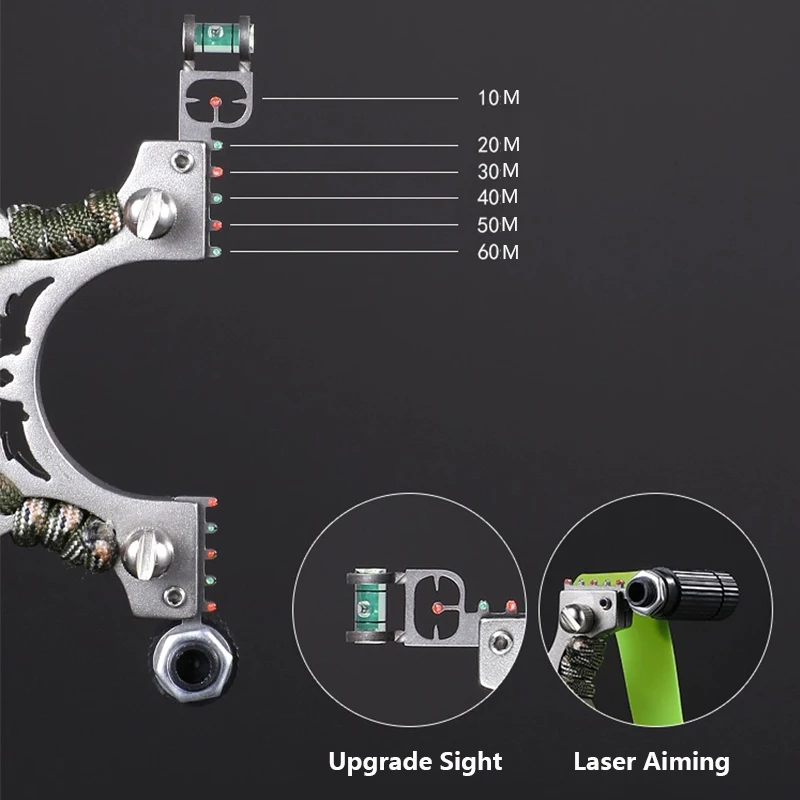 Laser Stainless Steel Slingsho - Outdoor Hunting Products review and price